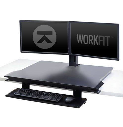 WorkFit-TX with Dual Monitor Kit