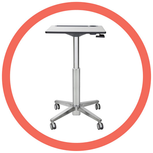 Sit-Stand Mobile Desk